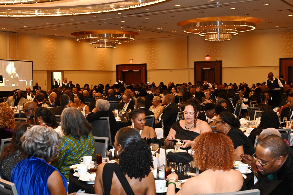 VIP reception at the gala